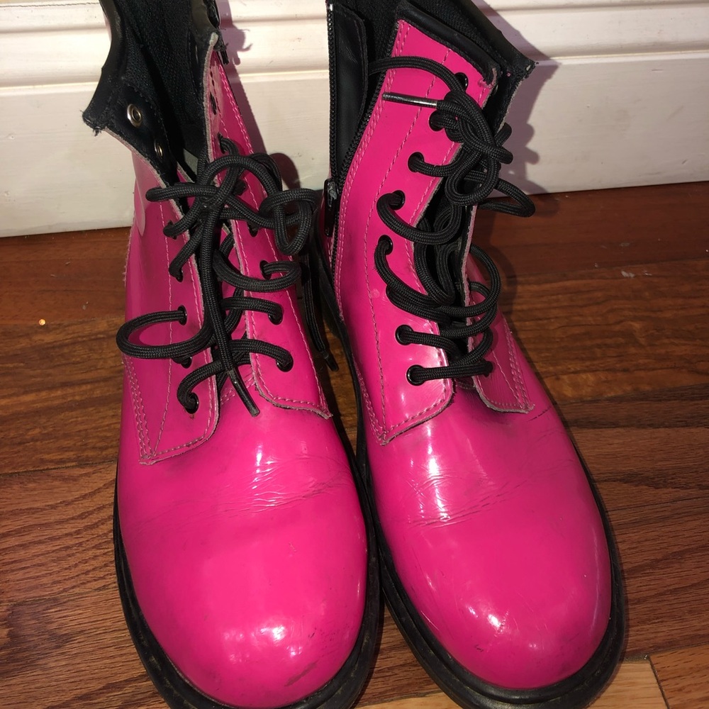 Pink Dr. Martens